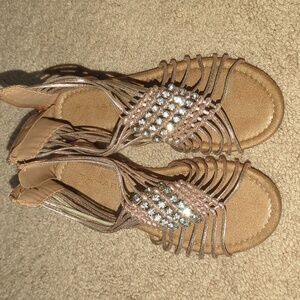 Tahari Kids Sandals with Rhinestone Accent